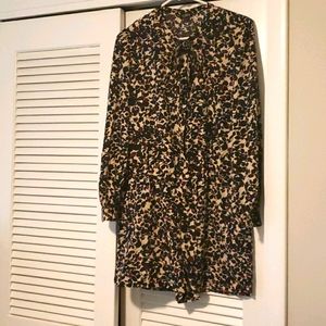 Patterned Romper Long sleeve